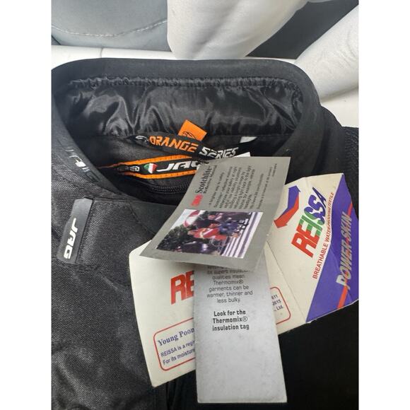 Jag Motorcycle Riding jacket Black/neon Yellow Visibility Armour Touring Coat - Picture 3 of 5